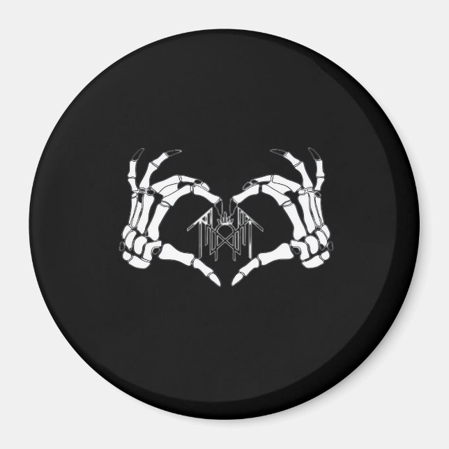 Imã Skeletons Token Heart Mands (Frente)