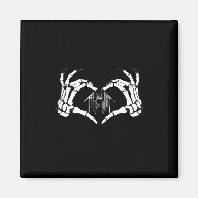 Imã Skeletons Token Heart Mands (Frente)