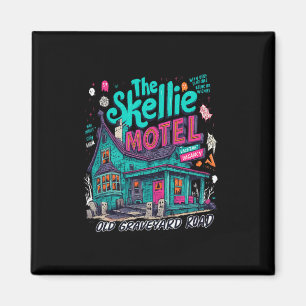 Imã Skellie Motel Spooky Season Halloween Pumpkin