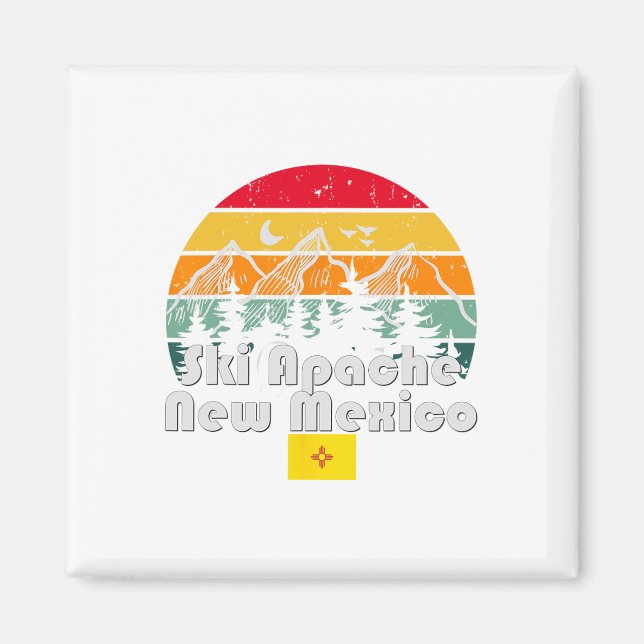 Imã Ski Apache Novo México (Frente)