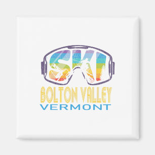 Imã Ski Bolton Valley Vermont Esquiando Férias
