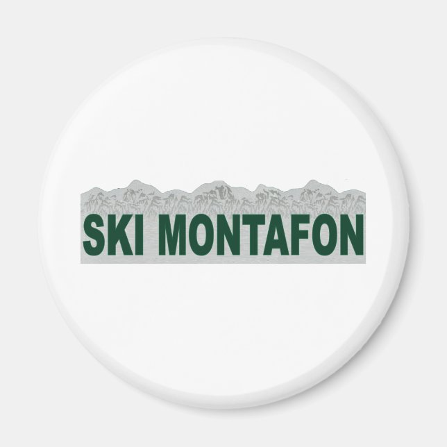 Imã Ski Montafon (Frente)