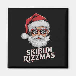 Imã Skibidi Rizzmas Natal Santa Feliz Claus Rizz M