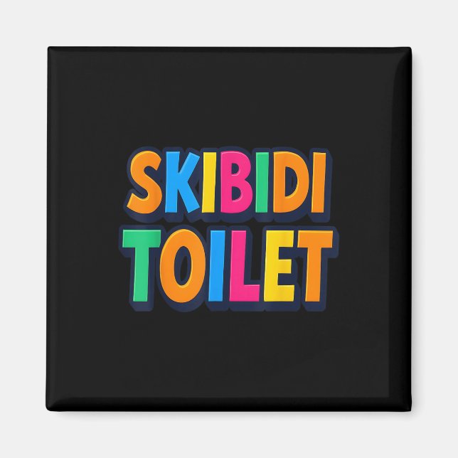 Imã Skibidi Toilet Engraçado (Frente)