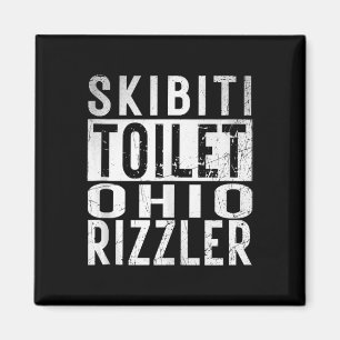 Imã Skibiti Toilet Ohio Rizzler Gen Alpha Slang Influe