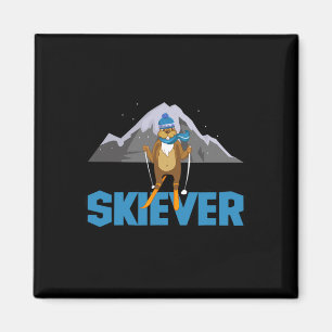 Imã Skiever Cross Country Skiing Winter Sports Biathlo