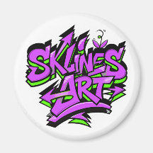 SklinesArt – Logotipo de Grafite Ousado