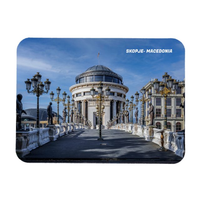 Ímã SKOPJE - Macedônia (Horizontal)