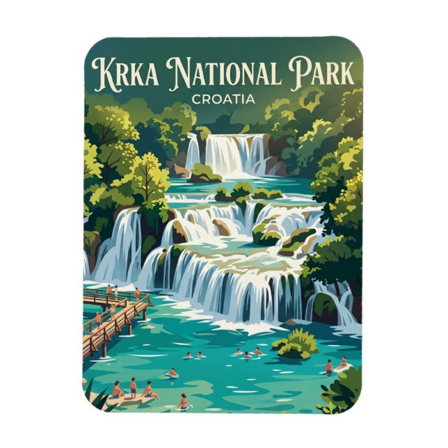 Ímã Skradinski Buk Croácia (Vertical)
