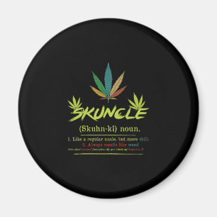 Imã Sktio Definition Weed Fumando Tio Engraçado Stone
