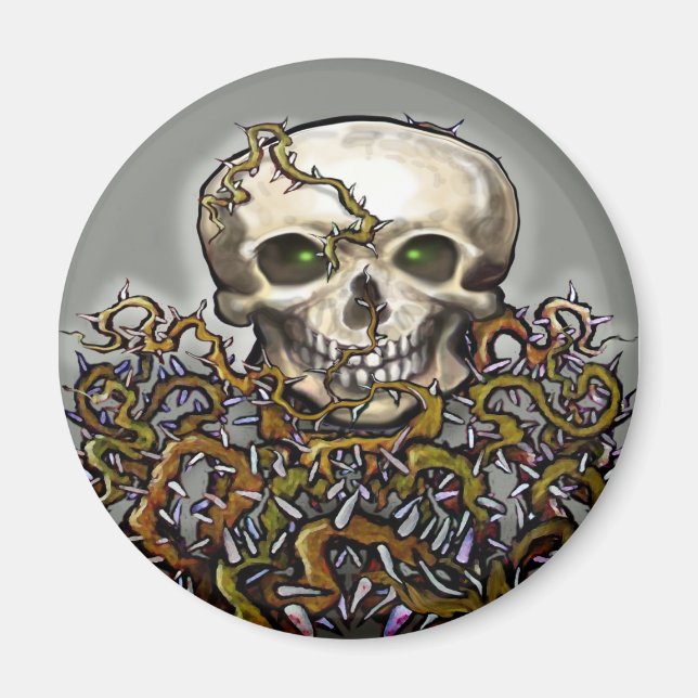 Imã Skull-n-Thorns (Frente)