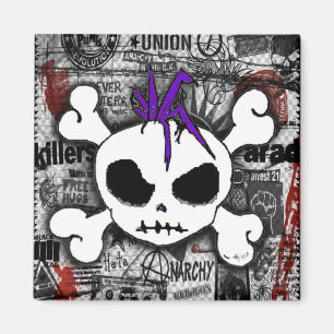 Imã Skull Punk