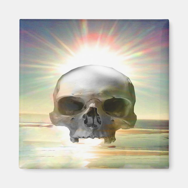 Imã Skull Sunset (Frente)