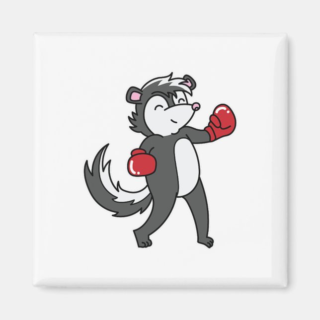 Imã Skunk faz boxing (Frente)