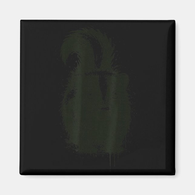Imã Skunk Ink Art Nge Aesthetic Pest Forest Animal Rtr (Frente)
