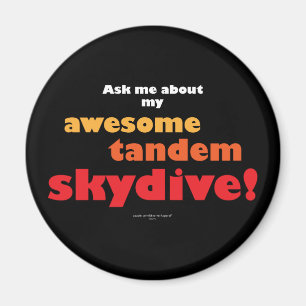 Imã Skydive em tandem impressionante