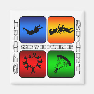Imã Skydiving espectacular