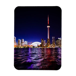 Ímã Skyline da noite de Toronto, Canadá
