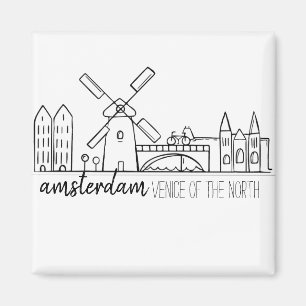 Imã Skyline de Amsterdão