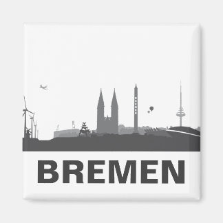 Imã Skyline de Bremen frigorífico íman
