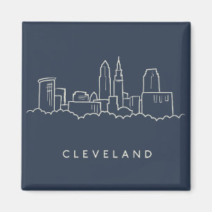 Imã Skyline de Cleveland Ohio
