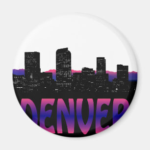Imã Skyline de Denver Colorado