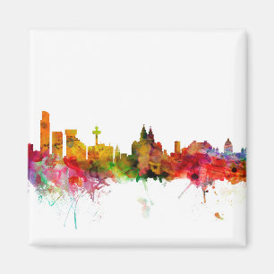 Imã Skyline de Liverpool Inglaterra