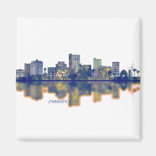 Imã Skyline de Lubbock Texas