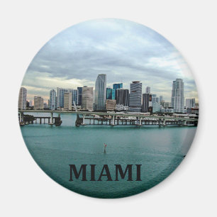 Imã Skyline de Miami Florida