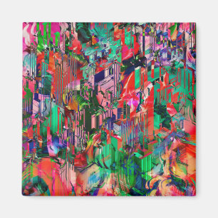 Imã Skyline de prédio da Abstrato do Mundo viagem