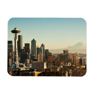 Ímã Skyline de Seattle e agulha do centro do espaço