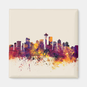 Imã Skyline de Seattle Washington