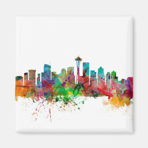 Imã Skyline de Seattle Washington