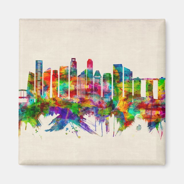 Imã Skyline de Singapura (Frente)