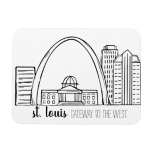Ímã Skyline de St Louis
