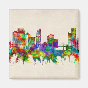 Imã Skyline de Toledo Ohio