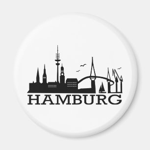 Imã Skyline Hamburgo