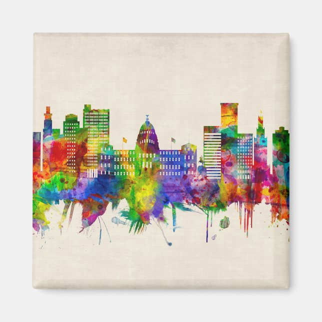 Imã Skyline Jackson Mississippi (Frente)