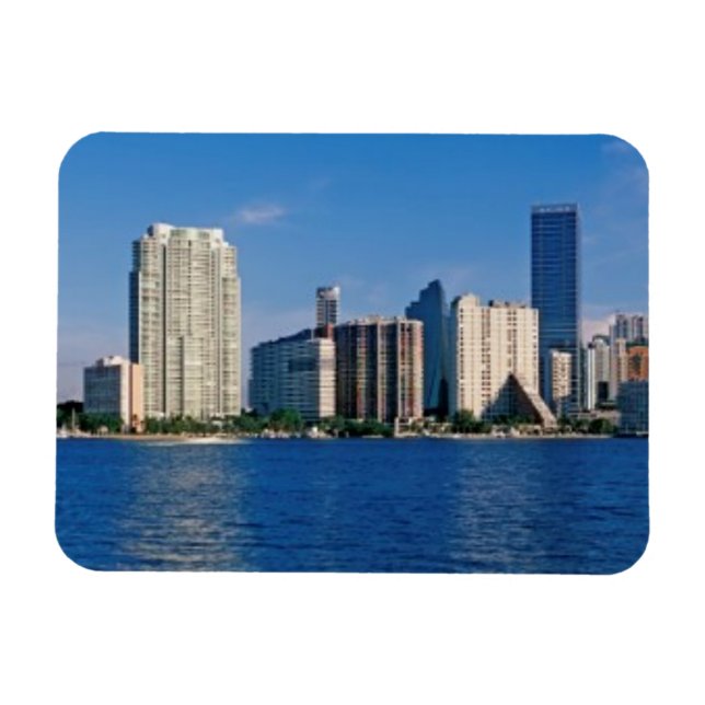 Ímã Skyline of Miami, Florida (Horizontal)