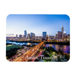 Ímã skyline personalizada costume de Austin da