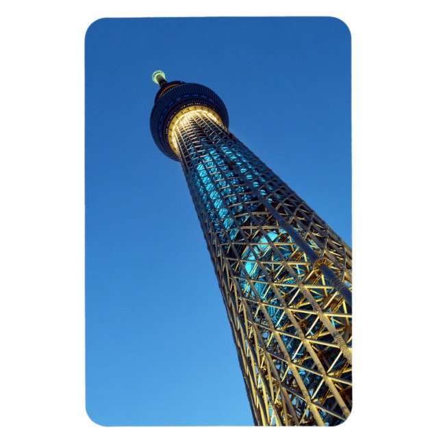 Ímã Skytree legal de Tóquio Azul: Japão (Vertical)