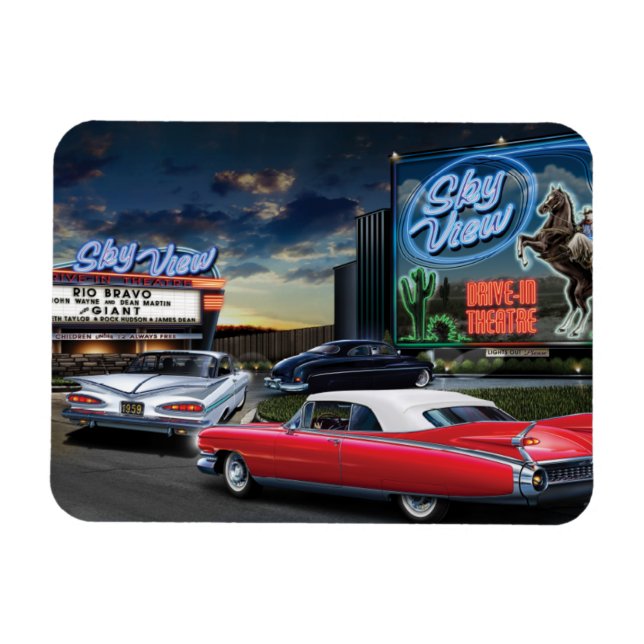 Ímã Skyview Drive In (Horizontal)