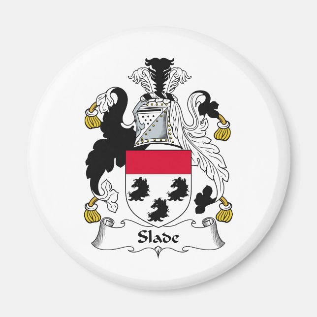 Imã Slade Family Crest (Frente)