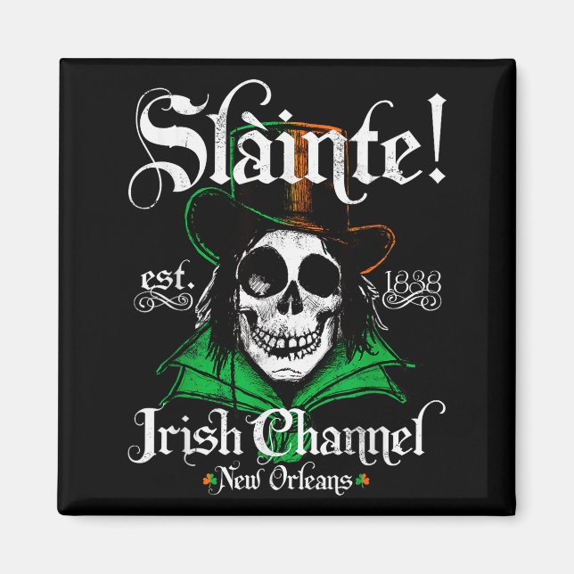 Imã Slainte Irish Channel New Orleans St Patricks Day  (Frente)