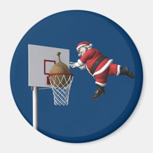 Imã Slam Dunk Santa Claus