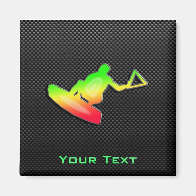 Imã Sleek Wakeboarder (Frente)