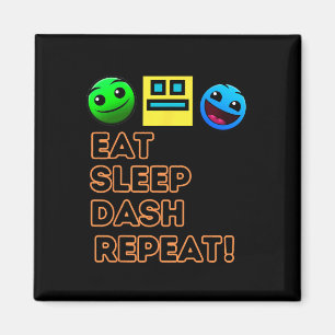 Imã Sleep Dash Repetir Jogador de Vídeo Geometria do J