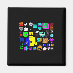 Imã Sleep Dash Repetir Jogador de Vídeo Geometria do J