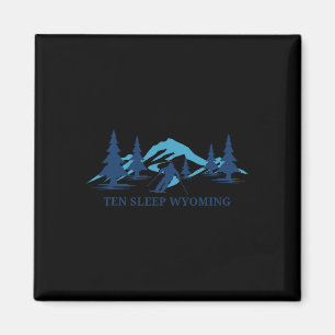 Imã Sleep Wyoming Ski Resort Skiier