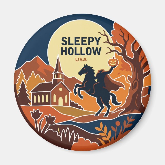Imã Sleepy Hollow Nova York (Frente)